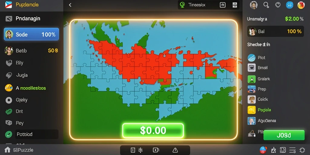 Screenshot menunjukkan tampilan karakter utama di dunia luas.