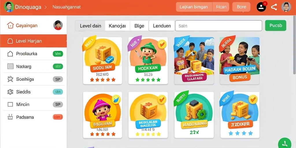 Tampilan antarmuka yang menarik dan mudah digunakan.