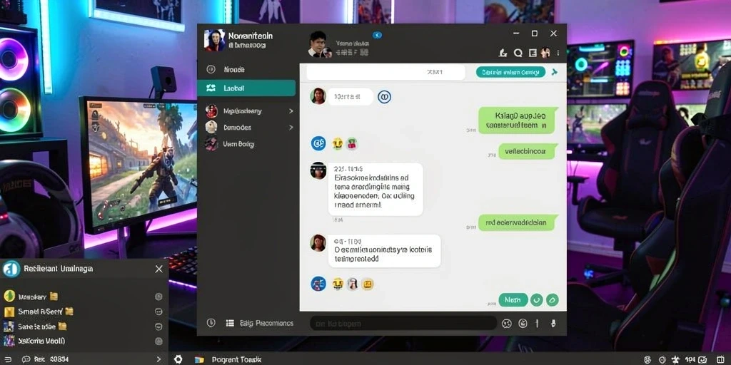 Gambaran dunia fantasi yang menarik dan penuh warna.