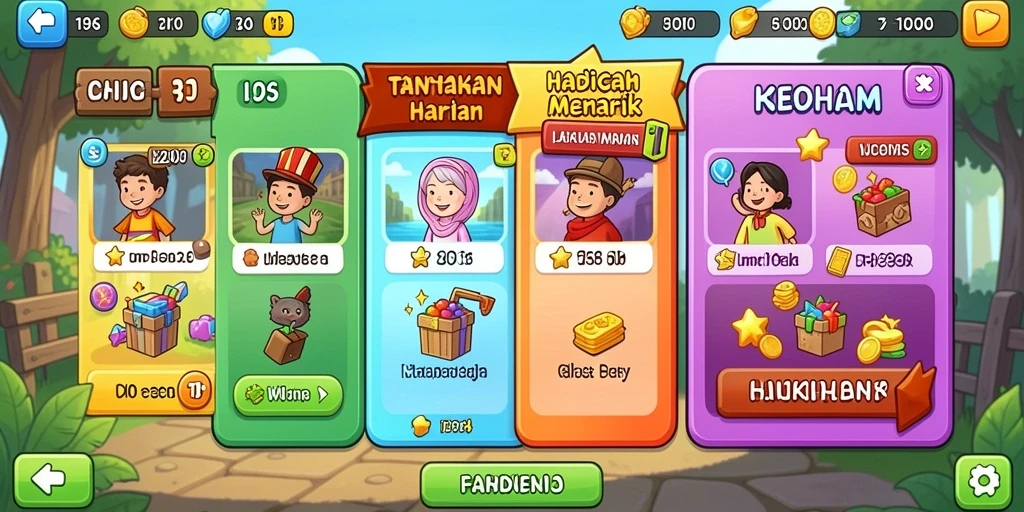 Tangkapan layar menampilkan karakter utama dalam aksi bertempur.