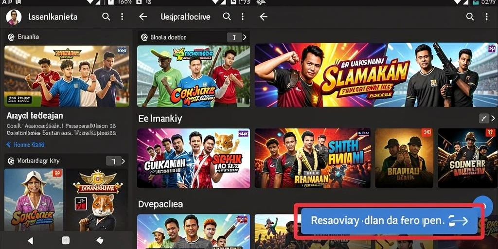 Tampilan antarmuka yang modern dan menarik.