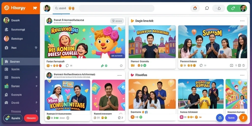 Antarmuka pengguna yang ramah dan menarik.