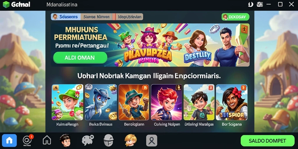 Tampilan antarmuka aplikasi yang menawan.