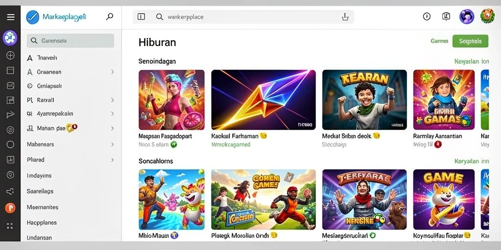 Tampilan antarmuka yang user-friendly dan menarik.