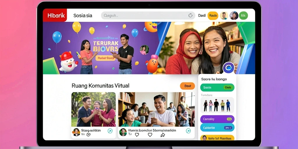Tampilan awal yang menarik dan intuitif.