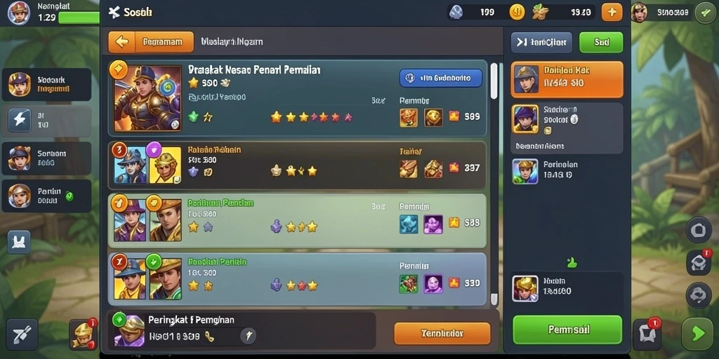 Tampilan grafik yang memukau dan warna-warna cerah.