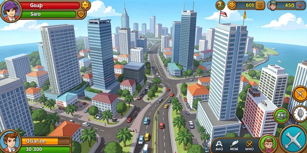Tangkapan layar menampilkan karakter utama dalam aksi.