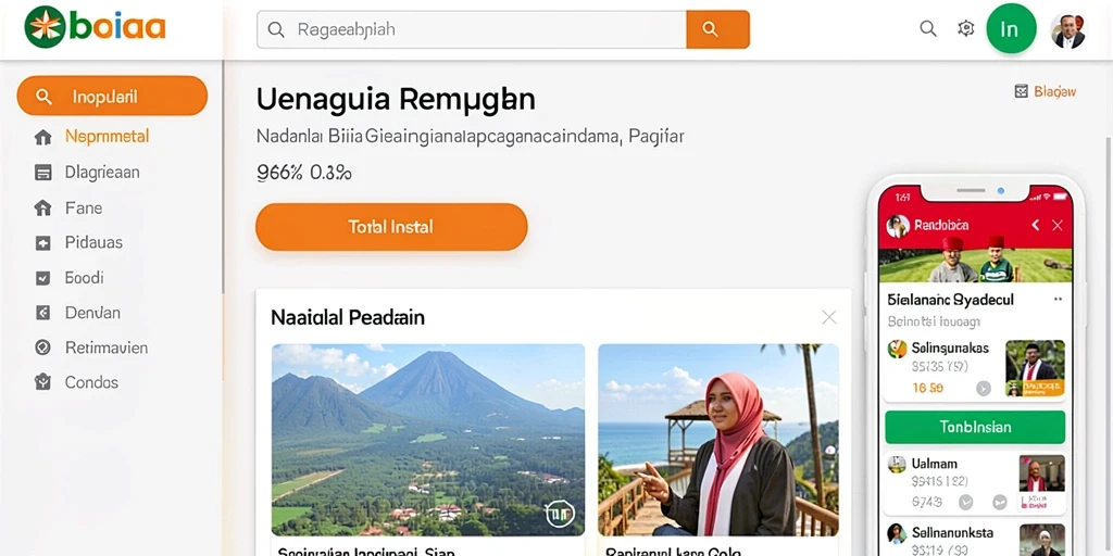Tampilan antarmuka yang menarik dan mudah digunakan.