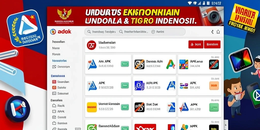 Tampilan awal permainan yang atraktif.