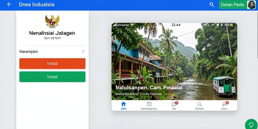 Menampilkan antarmuka pengguna yang menarik dan interaktif.